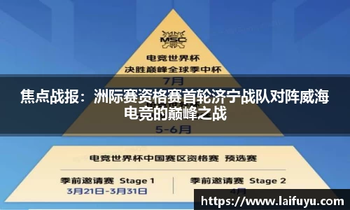 焦点战报：洲际赛资格赛首轮济宁战队对阵威海电竞的巅峰之战